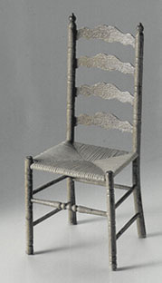 Dollhouse Miniature M-520 Ladder-back Chair Minikit